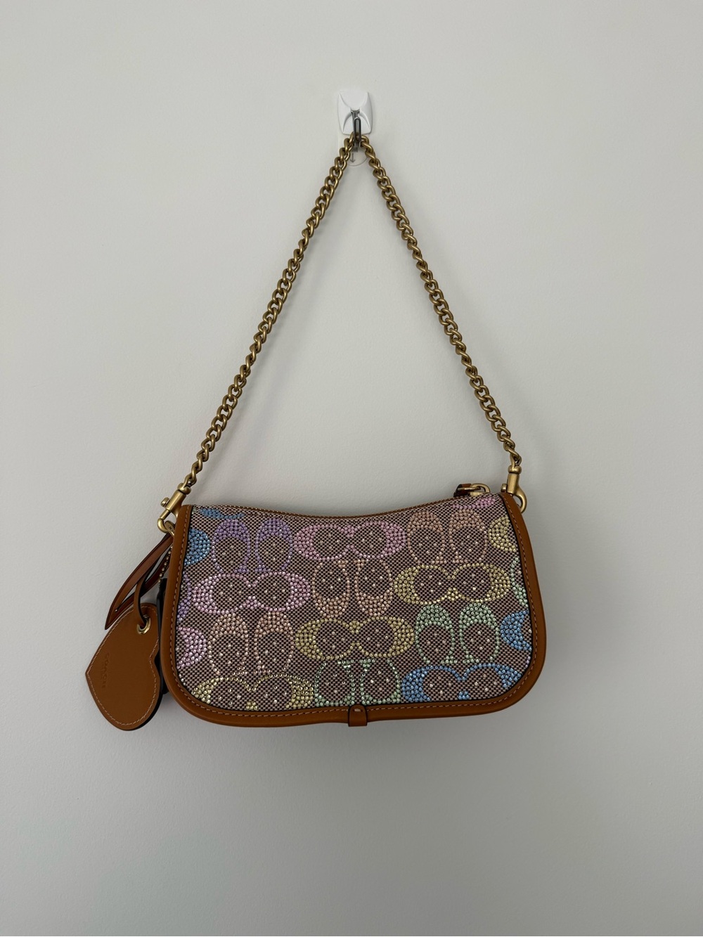 Coach rainbow crystal swinger bag - Picture 4 of 5
